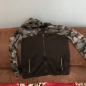 Zip up light camp jacket